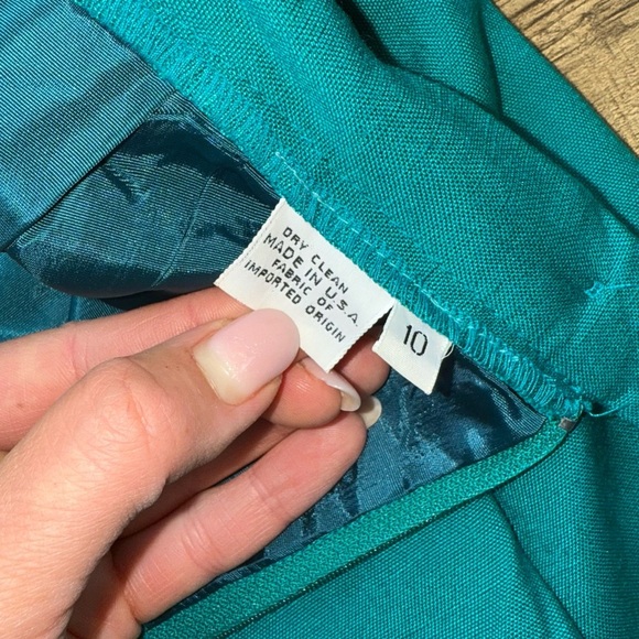 Christian Dior Vintage Women’s Suit green size 10 - Picture 12 of 13